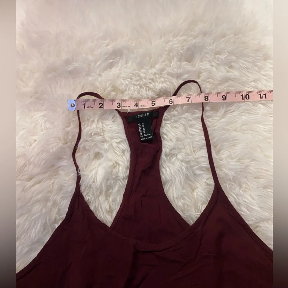 Chic Maroon Sleeveless Top